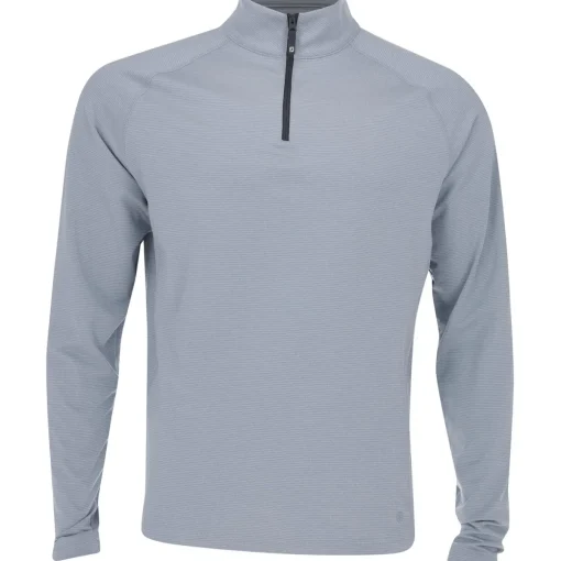 FootJoy ThermoSeries Heather Brushed Back Midlayer Outerwear Pullover Golf Apparel