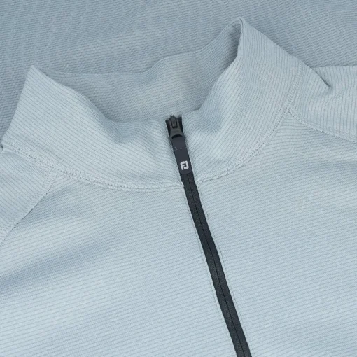FootJoy ThermoSeries Heather Brushed Back Midlayer Outerwear Pullover Golf Apparel
