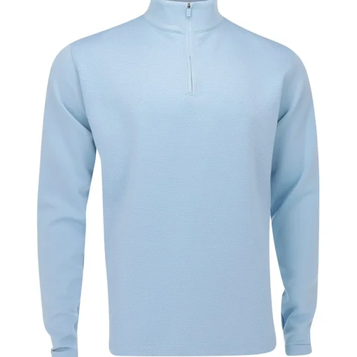 FootJoy Tonal Block Midlayer Spacer Knit Previous Season Apparel Style Outerwear Pullover Golf Apparel