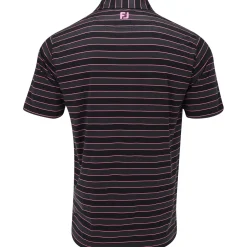 FootJoy Tonal Stripe Self Collar Previous Season Apparel Style Shirt Polo Short Sleeve Golf Apparel