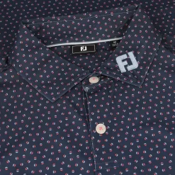FootJoy TOUR LOGO Bounce Print Shirt Polo Short Sleeve Golf Apparel