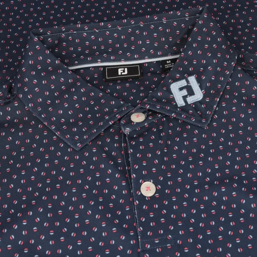 FootJoy TOUR LOGO Bounce Print Shirt Polo Short Sleeve Golf Apparel