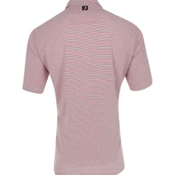 FootJoy TOUR LOGO Emory Stripe Shirt Polo Short Sleeve Golf Apparel