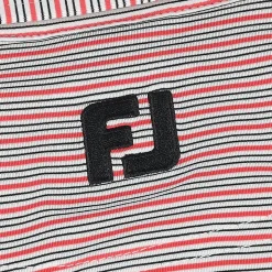 FootJoy TOUR LOGO Emory Stripe Shirt Polo Short Sleeve Golf Apparel