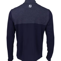 FootJoy Tour Logo Heather Yoke Half Zip Mid-Layer Previous Season Apparel Style Outerwear Pullover Golf Apparel