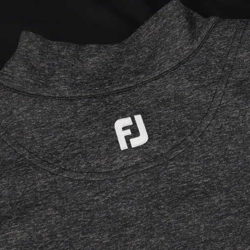 FootJoy Tour Logo Heather Yoke Half Zip Mid-Layer Previous Season Apparel Style Outerwear Pullover Golf Apparel
