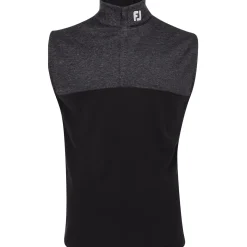 FootJoy Tour Logo Heather Yoke Half-Zip Previous Season Apparel Style Outerwear Vest Golf Apparel
