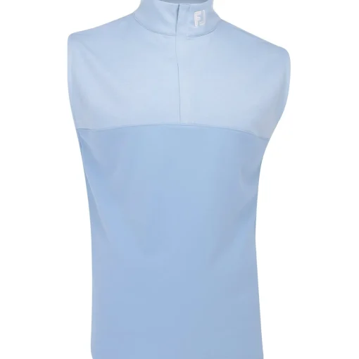 FootJoy Tour Logo Heather Yoke Half-Zip Previous Season Apparel Style Outerwear Vest Golf Apparel