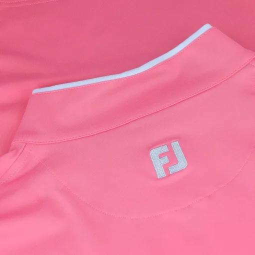 FootJoy TOUR LOGO Lightweight Solid Midlayer Shirt Polo Short Sleeve Golf Apparel
