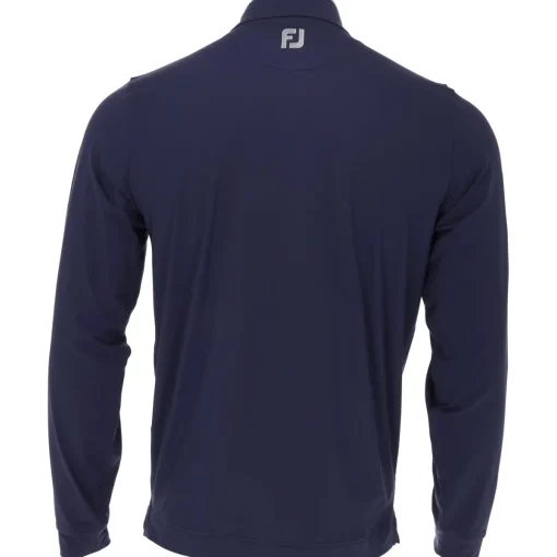 FootJoy Tour Logo Lightweight Solid Midlayer w/ trim Outerwear Pullover Golf Apparel