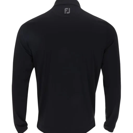 FootJoy Tour Logo Lightweight Solid Midlayer w/ trim Outerwear Pullover Golf Apparel