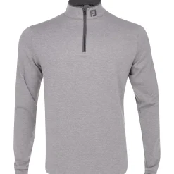 FootJoy Tour Logo Lightweight Solid Midlayer w/ trim Outerwear Pullover Golf Apparel