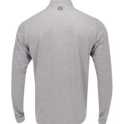 FootJoy Tour Logo Lightweight Solid Midlayer w/ trim Outerwear Pullover Golf Apparel