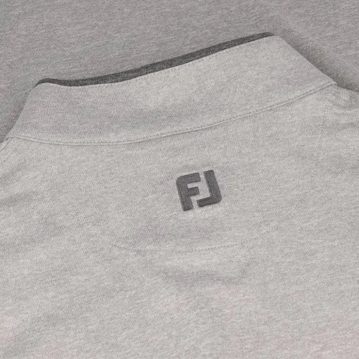 FootJoy Tour Logo Lightweight Solid Midlayer w/ trim Outerwear Pullover Golf Apparel