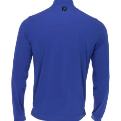 FootJoy Tour Logo Lightweight Solid Midlayer w/ trim Outerwear Pullover Golf Apparel