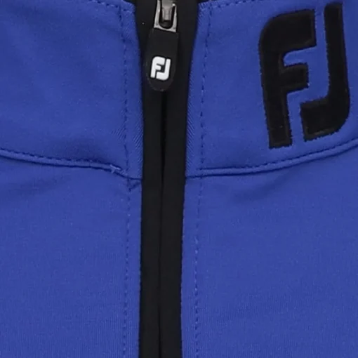 FootJoy Tour Logo Lightweight Solid Midlayer w/ trim Outerwear Pullover Golf Apparel