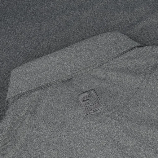 FootJoy Tour Logo ProDry Performance Solid Lisle Set On Placket Self Collar Shirt Polo Short Sleeve Golf Apparel