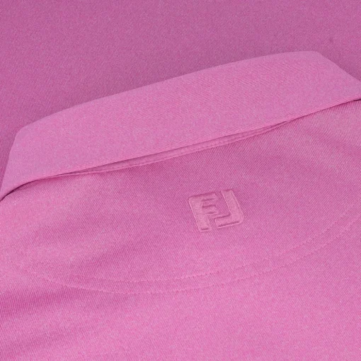 FootJoy TOUR LOGO Solid Lisle Set on placket Shirt Polo Short Sleeve Golf Apparel