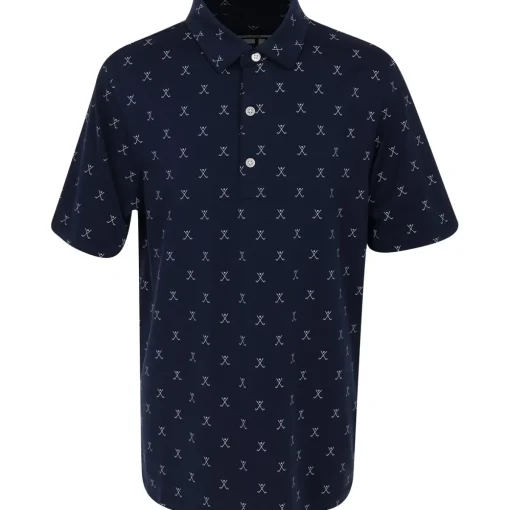 FootJoy Youth Golf Print Previous Season Apparel Style Shirt Polo Short Sleeve Golf Apparel