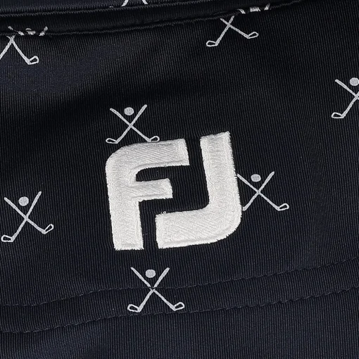 FootJoy Youth Golf Print Previous Season Apparel Style Shirt Polo Short Sleeve Golf Apparel