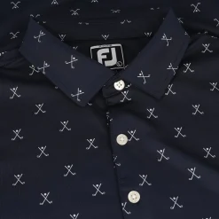 FootJoy Youth Golf Print Previous Season Apparel Style Shirt Polo Short Sleeve Golf Apparel