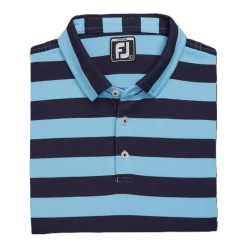 FootJoy Youth Rugby Stripe Pique Previous Season Apparel Style Shirt Polo Short Sleeve Golf Apparel