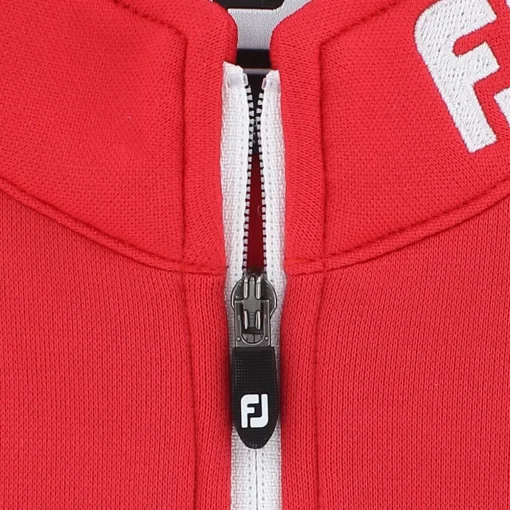 FootJoy Youth Tour Logo Half-Zip Mid-Layer Outerwear Pullover Golf Apparel