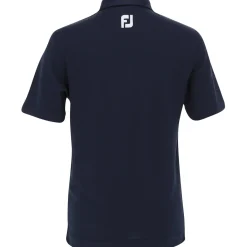 FootJoy Youth Tour Logo Solid Pique Shirt Polo Short Sleeve Golf Apparel