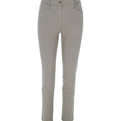 Golfino Dot Printed Stretch Pants Flat Front Golf Apparel