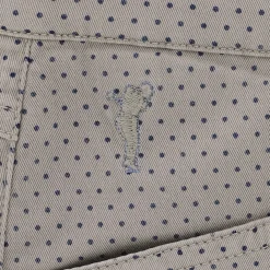 Golfino Dot Printed Stretch Pants Flat Front Golf Apparel