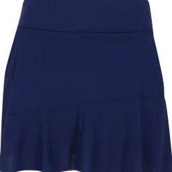 Greg Norman 17 Inch Rib Asymmetrical Flounce Pull On Skort Regular Golf Apparel