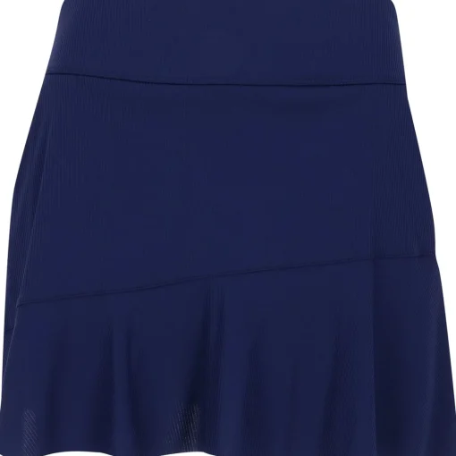 Greg Norman 17 Inch Rib Asymmetrical Flounce Pull On Skort Regular Golf Apparel