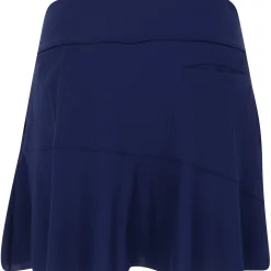 Greg Norman 17 Inch Rib Asymmetrical Flounce Pull On Skort Regular Golf Apparel