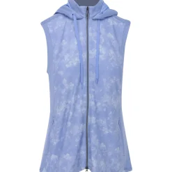 Greg Norman Amaya Full-Zip Hooded Outerwear Vest Golf Apparel