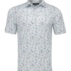 Greg Norman Cassava Leaf ML75 Stretch Polo Shirt Polo Short Sleeve Golf Apparel