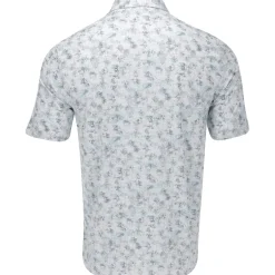 Greg Norman Cassava Leaf ML75 Stretch Polo Shirt Polo Short Sleeve Golf Apparel