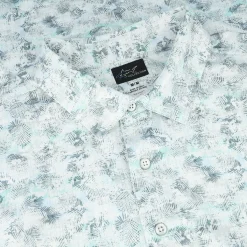 Greg Norman Cassava Leaf ML75 Stretch Polo Shirt Polo Short Sleeve Golf Apparel