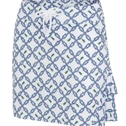 Greg Norman Catania Print Drawcord 16" Skort Regular Golf Apparel