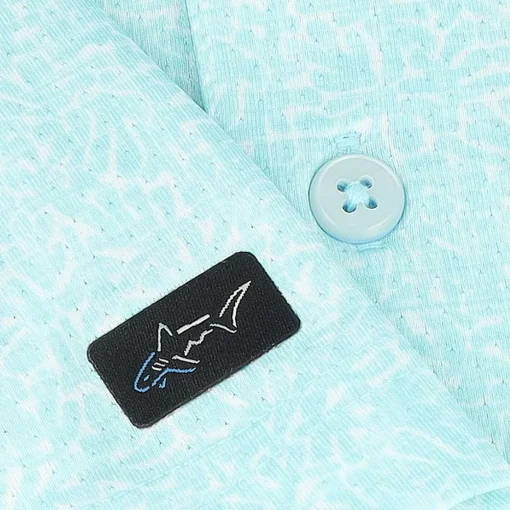 Greg Norman Coral Fossil ML75 Stretch Polo Shirt Polo Short Sleeve Golf Apparel