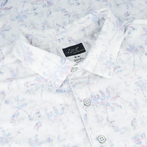Greg Norman Crosshatch Palm ML75 Stretch Polo Shirt Polo Short Sleeve Golf Apparel