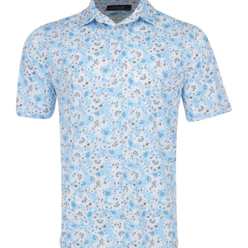 Greg Norman Daydream ML75 Stretch Shirt Polo Short Sleeve Golf Apparel