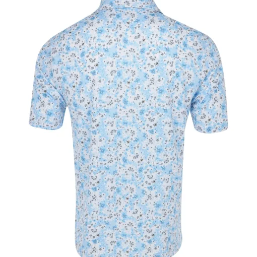 Greg Norman Daydream ML75 Stretch Shirt Polo Short Sleeve Golf Apparel