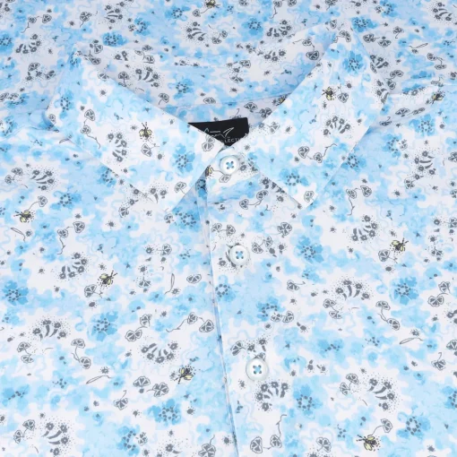 Greg Norman Daydream ML75 Stretch Shirt Polo Short Sleeve Golf Apparel