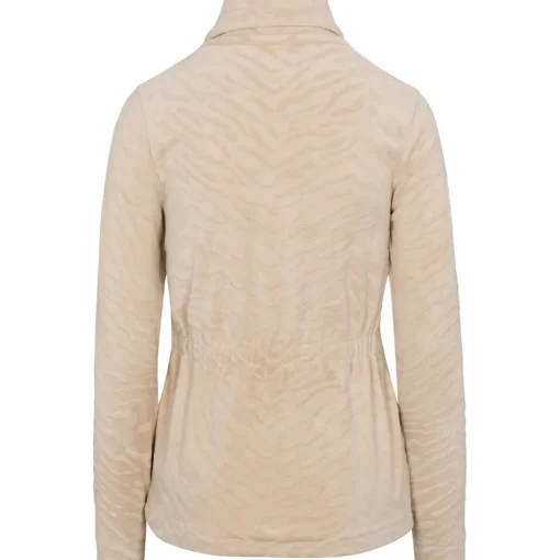 Greg Norman Dazzle Zebra Velour Outerwear Jacket Golf Apparel