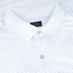 Greg Norman Digital Fin Ultra Stretch Shirt Polo Short Sleeve Golf Apparel