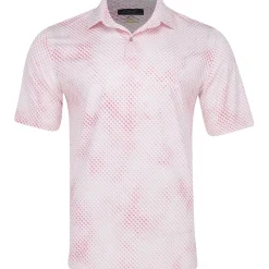 Greg Norman Digital Fin Ultra Stretch Shirt Polo Short Sleeve Golf Apparel
