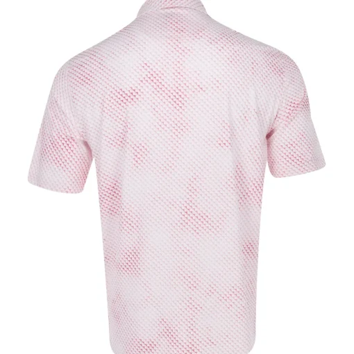 Greg Norman Digital Fin Ultra Stretch Shirt Polo Short Sleeve Golf Apparel