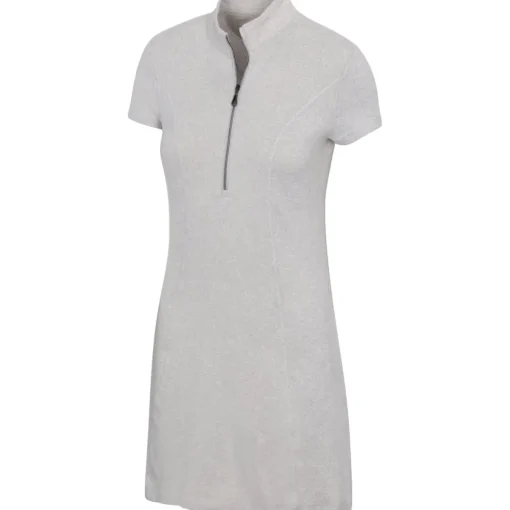 Greg Norman Elodie Half-Zip Dress Polo Short Sleeve Golf Apparel
