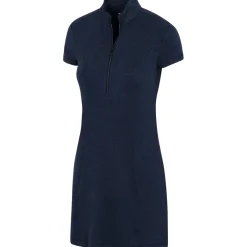 Greg Norman Elodie Half-Zip Dress Polo Short Sleeve Golf Apparel