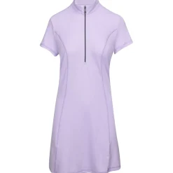 Greg Norman Elodie Half-Zip Dress Polo Short Sleeve Golf Apparel